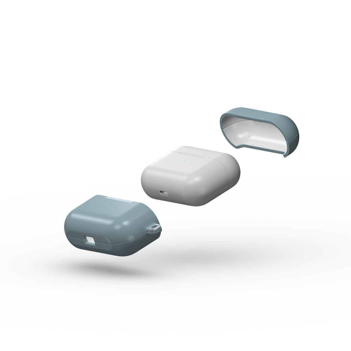 Sea Grey Neutrals Apple AirPods Tough Case