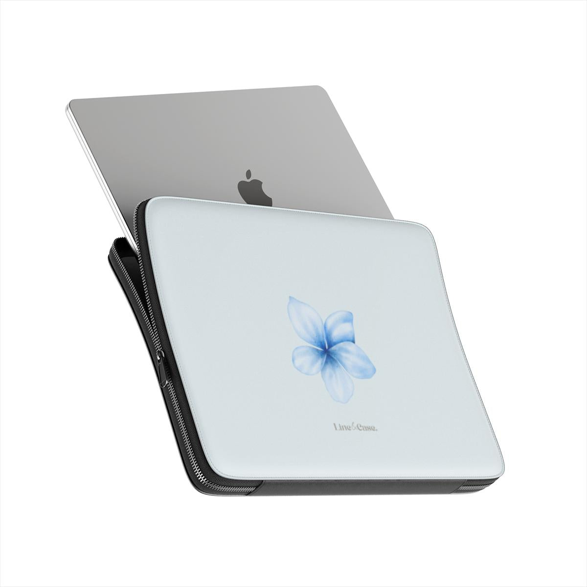 Tropical Flower in Blue Premium Laptop Sleeve