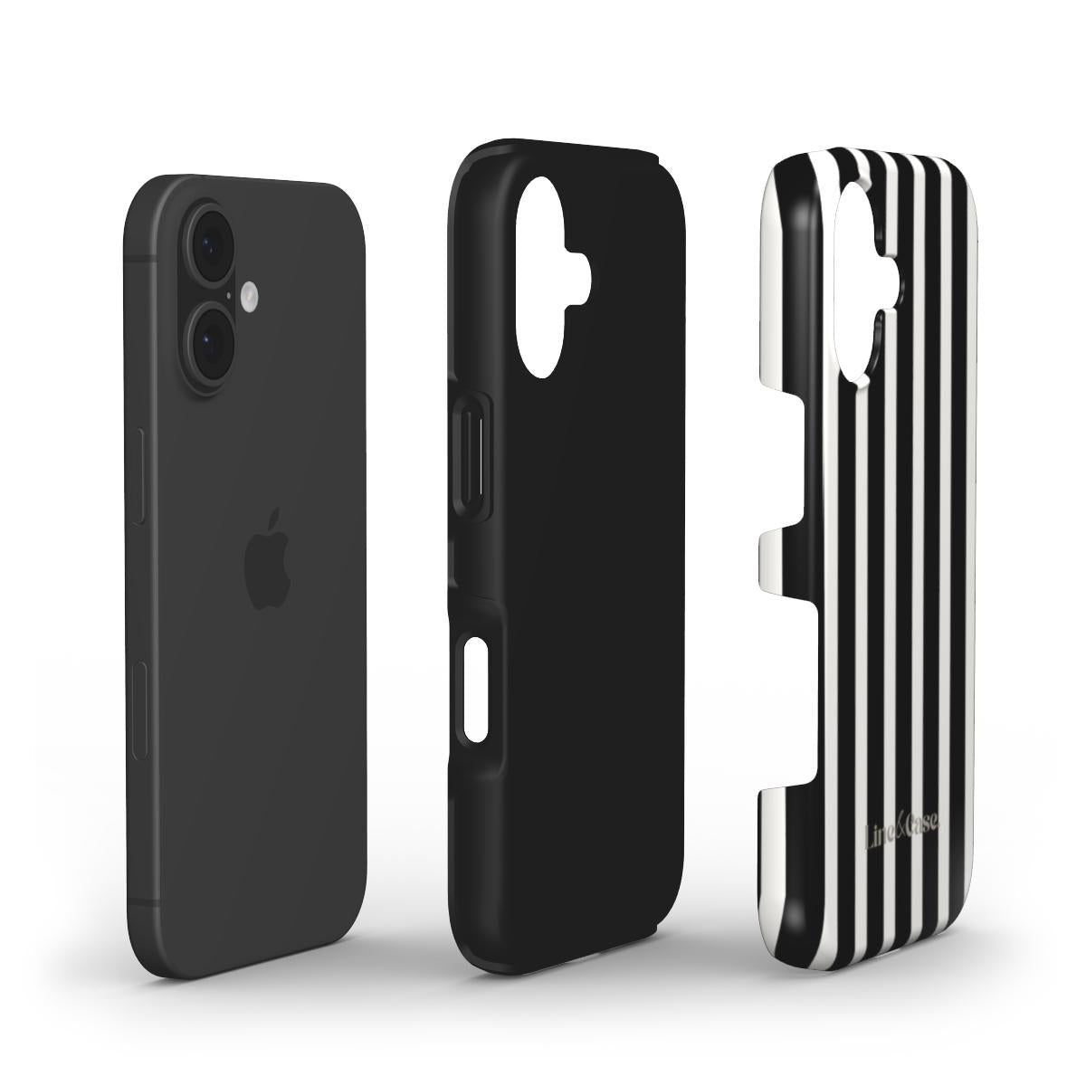 B&W Stripes Tough Phone Case