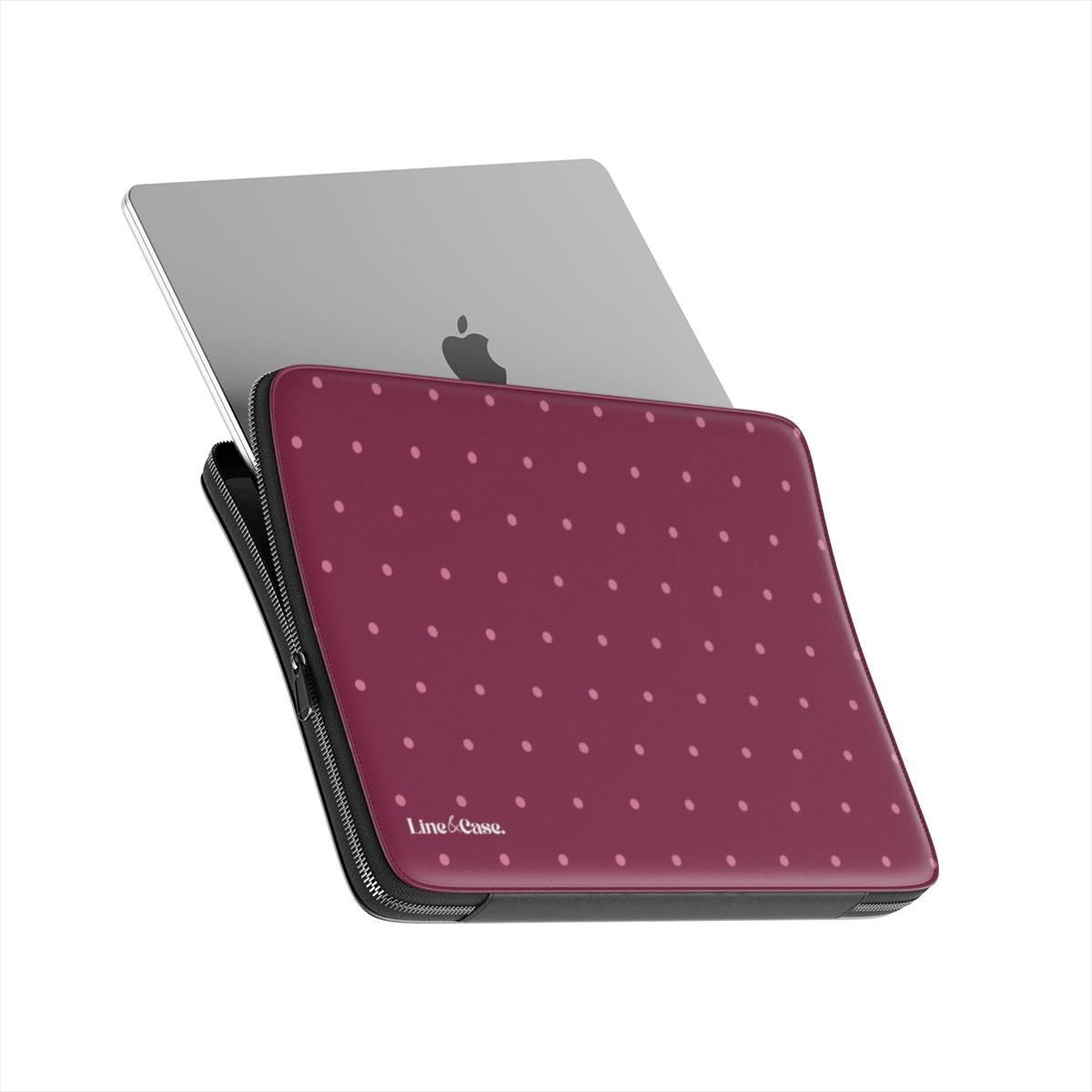 Dark and Light Pink Spots Premium Laptop Sleeve