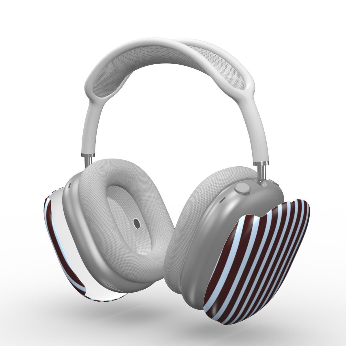 Brown & Blue Stripes Apple AirPods Max Tough Case