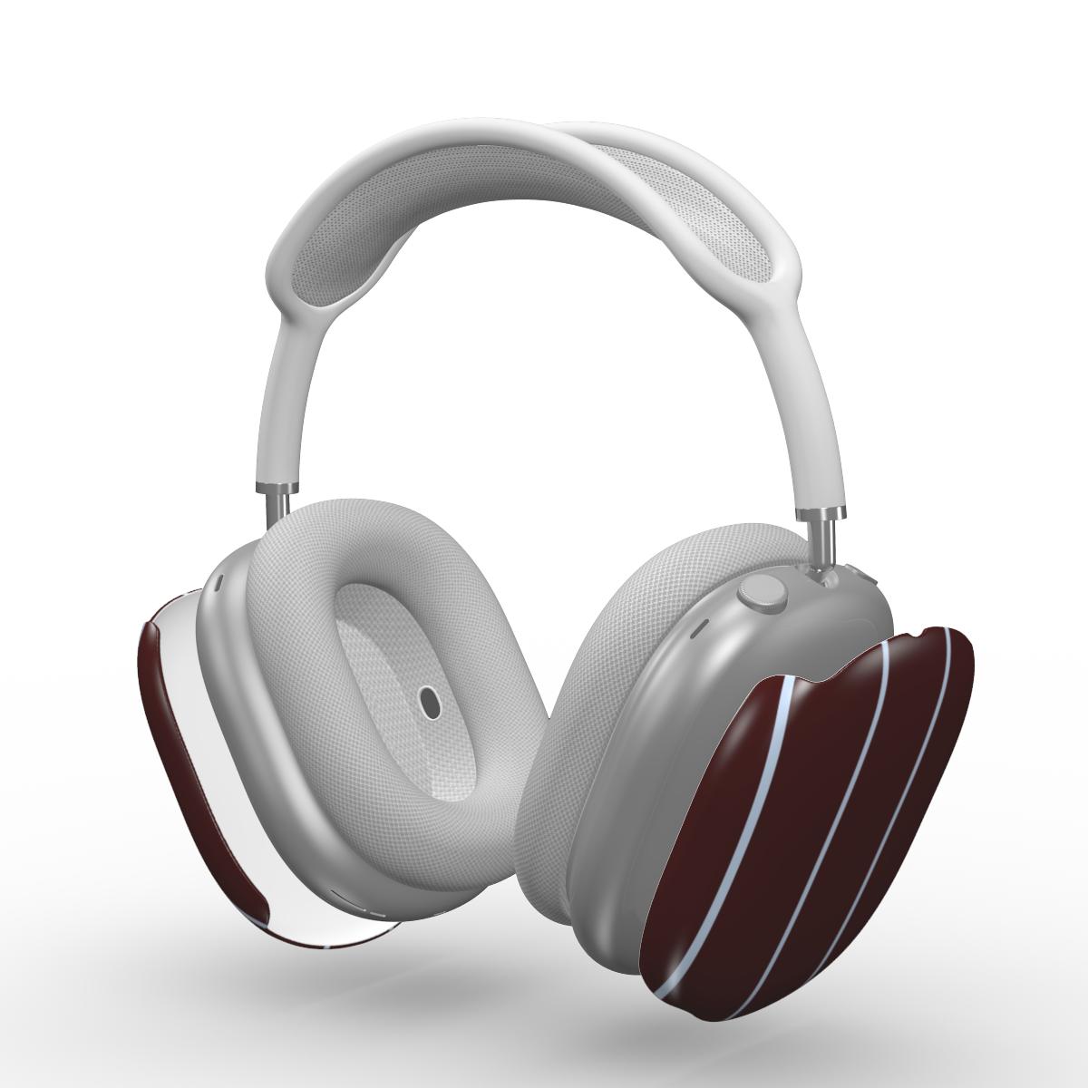 Brown & Blue Small Stripes Apple AirPods Max Tough Case