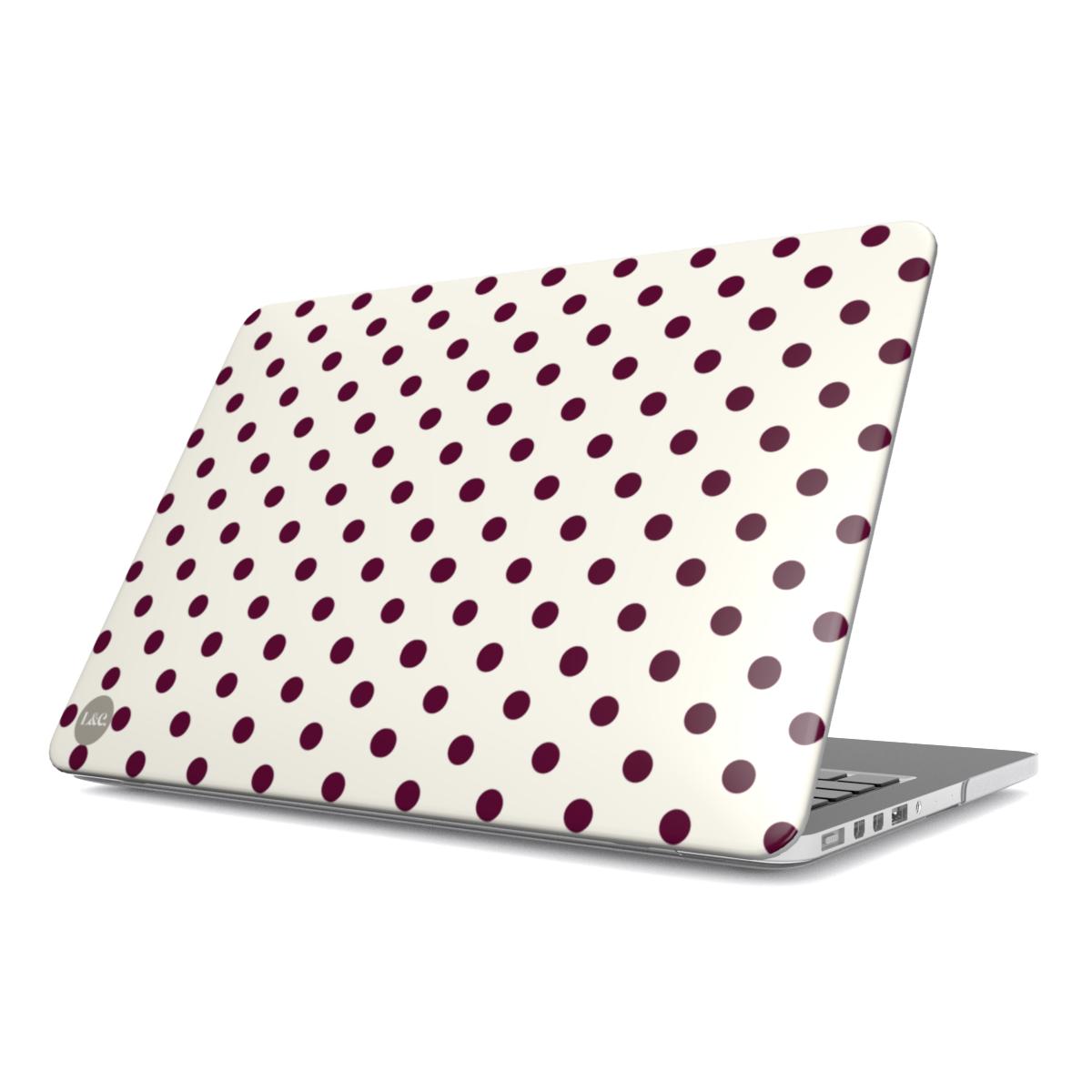Spotted in Reverse Deep Red MacBook Case