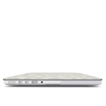 Leopard in soft grey MacBook Case