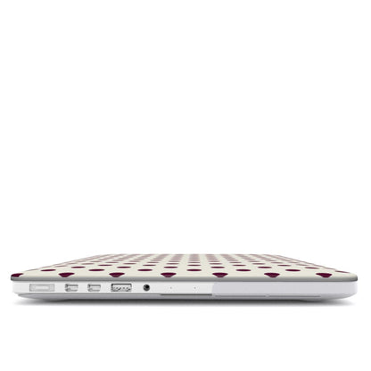 Spotted in Reverse Deep Red MacBook Case