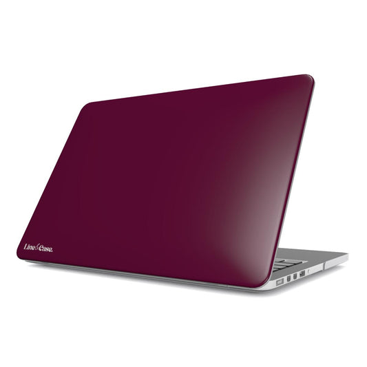 Deep Red Neutrals MacBook Case