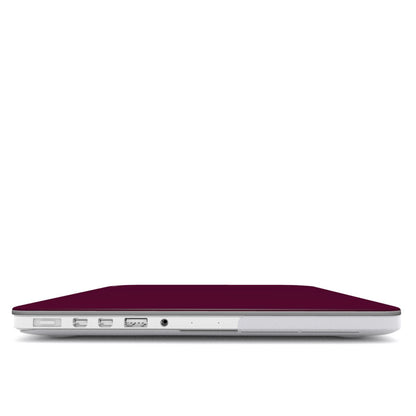 Deep Red Neutrals MacBook Case