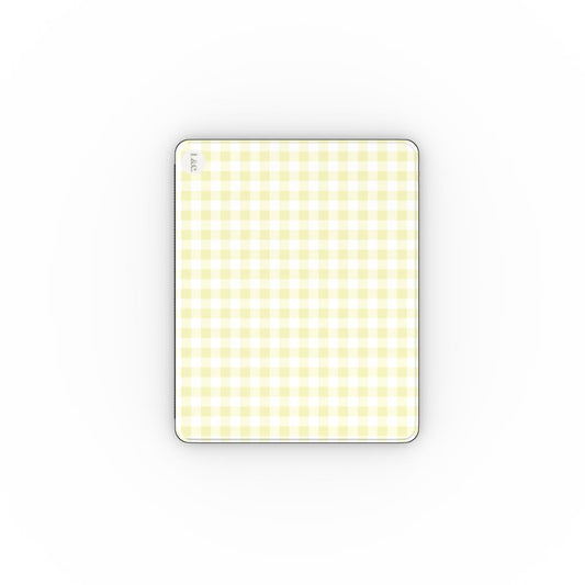 Yellow Pretty in Plaid Apple iPad Case