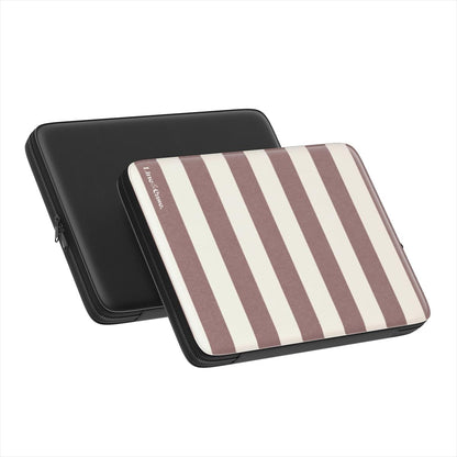 Brown Stripe Premium Laptop Sleeve