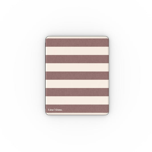 Striped Neutrals Apple iPad Case