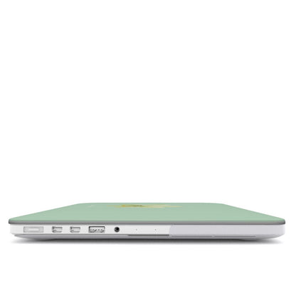 Tropical Flower in Green MacBook Case