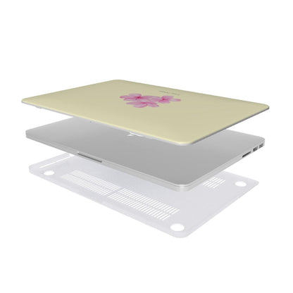 Tropical Flower in Yellow/Pink MacBook Case