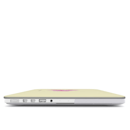 Tropical Flower in Yellow/Pink MacBook Case