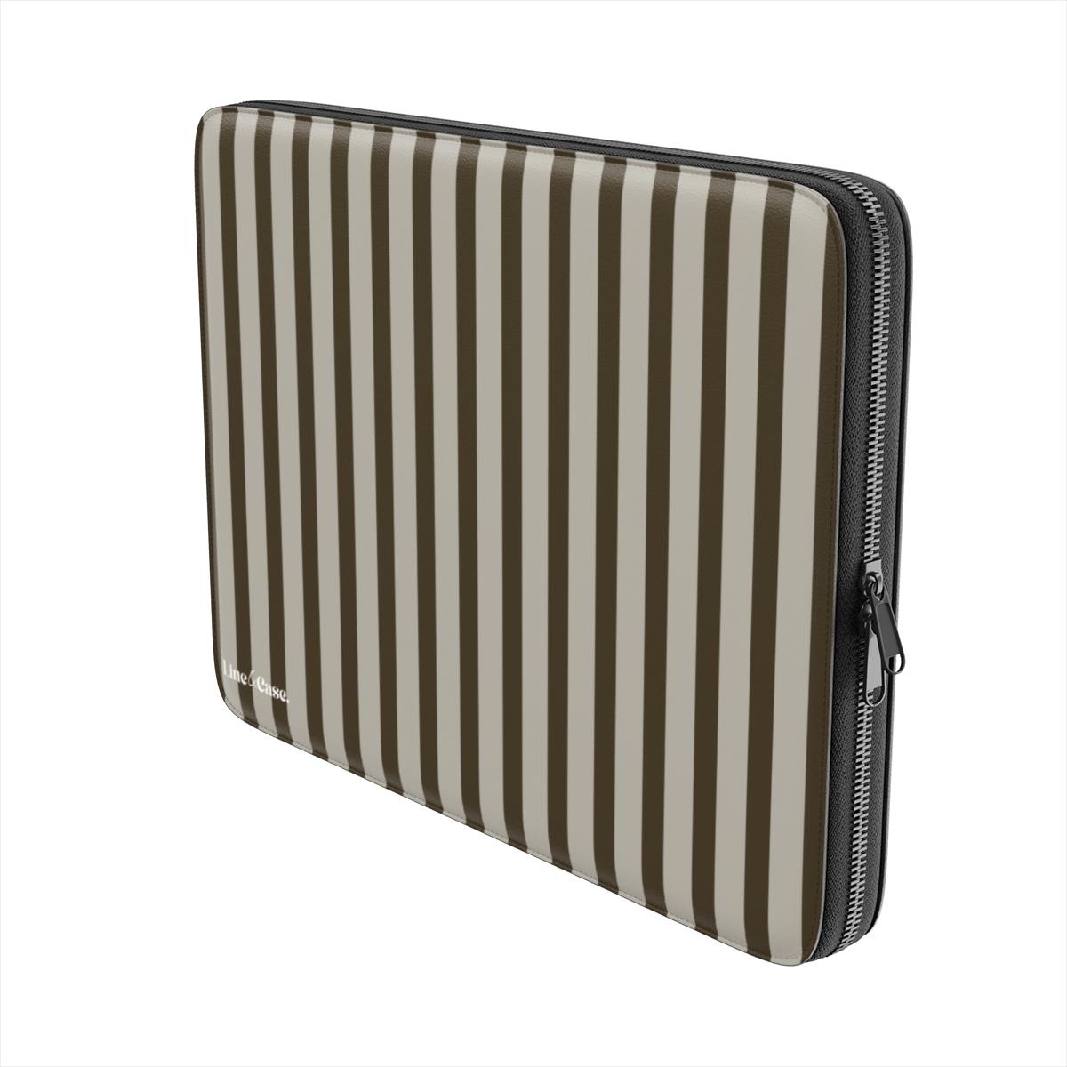 Brown Stripes Premium Laptop Sleeve