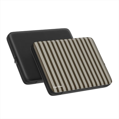 Brown Stripes Premium Laptop Sleeve