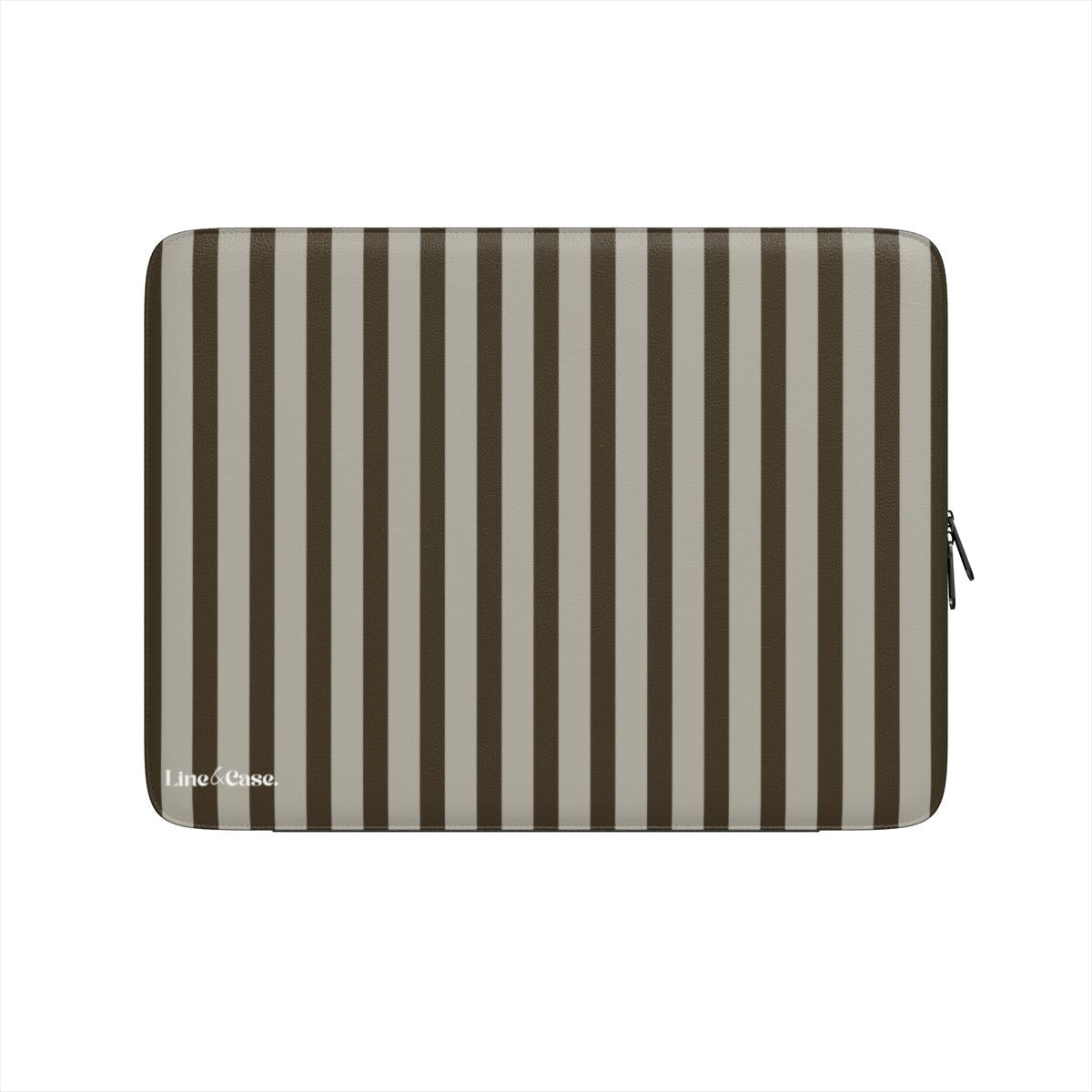 Brown Stripes Premium Laptop Sleeve