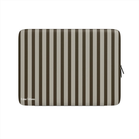 Brown Stripes Premium Laptop Sleeve