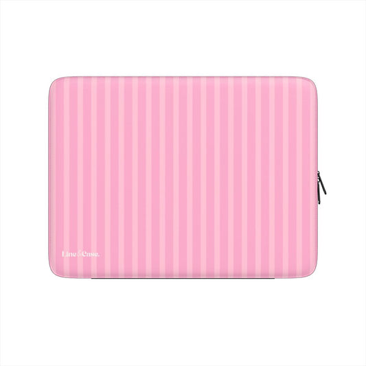 Pink Stripes Premium Laptop Sleeve