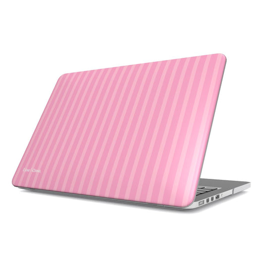 Pink Stripes MacBook Case