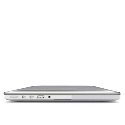 Linen Navy Stripes MacBook Case