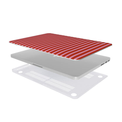 Strawberry Stripes MacBook Case