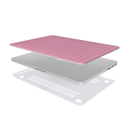 Pink Stripes MacBook Case