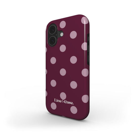 Spotted in Deep Red and Pink Tough Phone Case