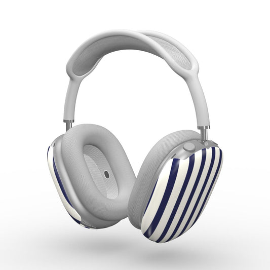 Linen Navy Stripes AirPods Max Tough Case