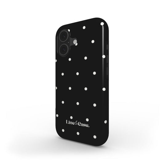 Boutique Black and White Spots Tough Phone Case