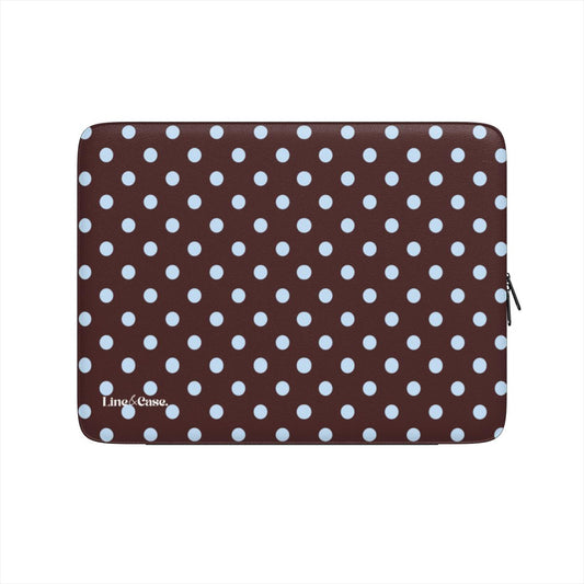 Brown and Blue Spots Premium Laptop Sleeve