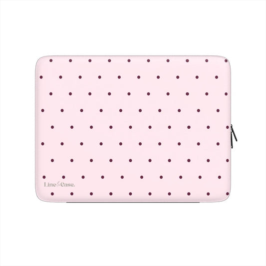 Pink Small Spots Premium Laptop Sleeve