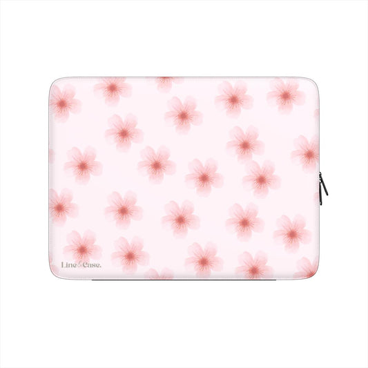 Pink Watercolour Flower Premium Laptop Sleeve