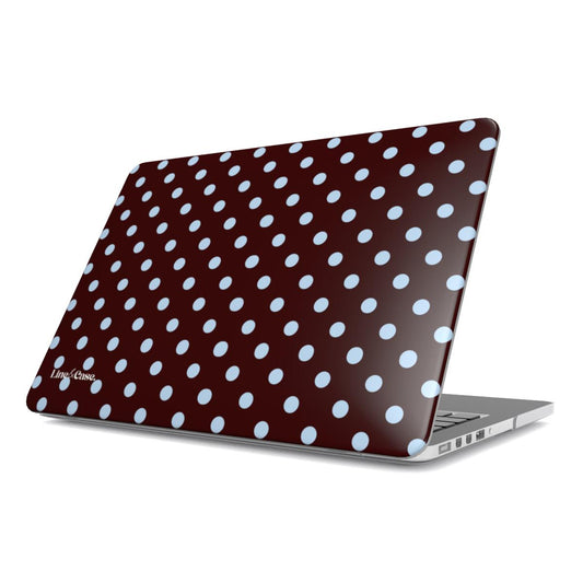 Brown and Blue Spots MacBook Case