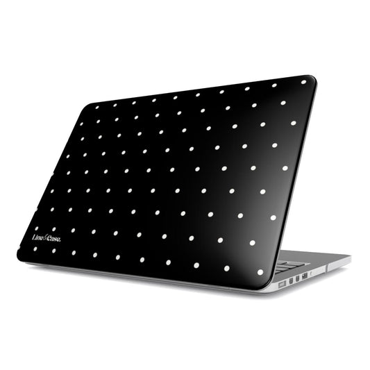 Black & White Reverse Small Spots MacBook Case