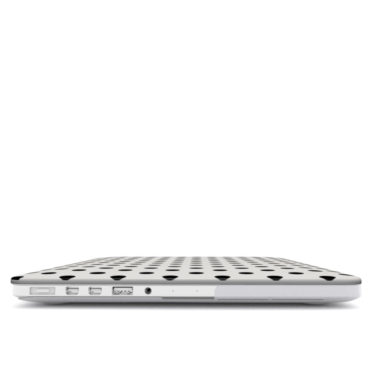 Black & White Spots MacBook Case