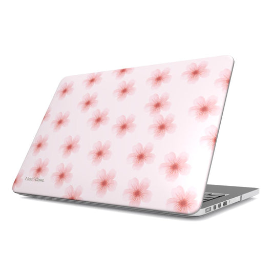 Pink Watercolour Flower MacBook Case