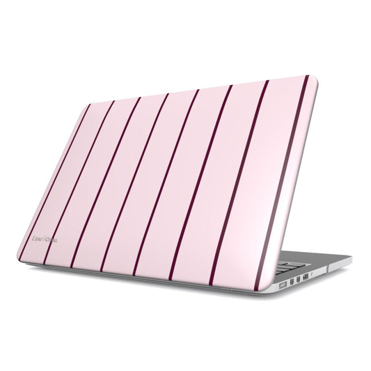 Light & Dark Pink Small Stripes MacBook Case