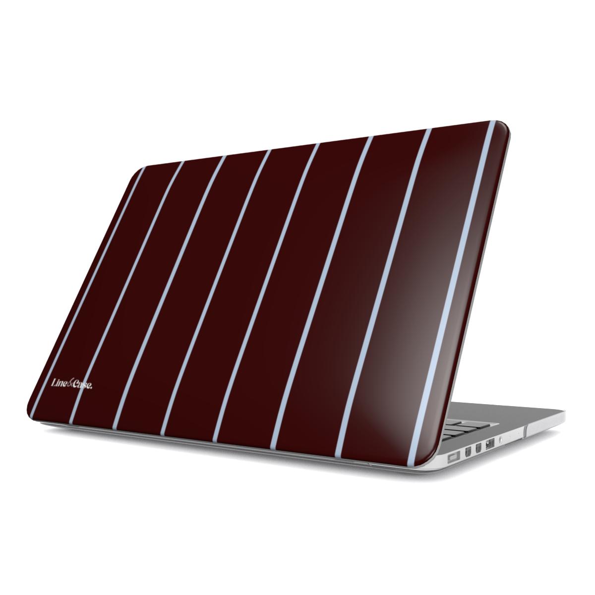 Copy of Brown & Blue Small Stripes MacBook Case