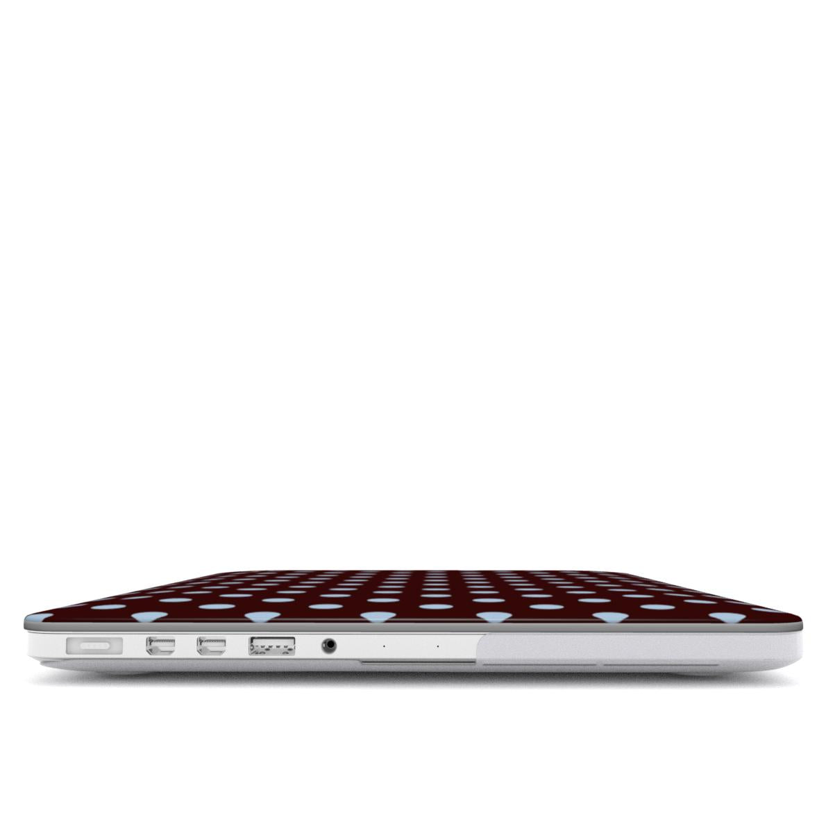 Brown and Blue Spots MacBook Case