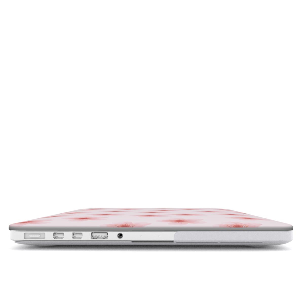 Pink Watercolour Flower MacBook Case
