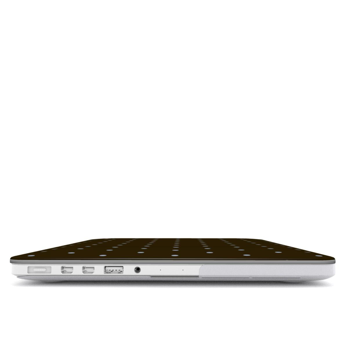 Brown and Blue Small Spots MacBook Case