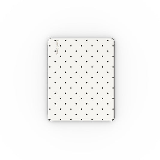 Black & White Small Spots iPad Case