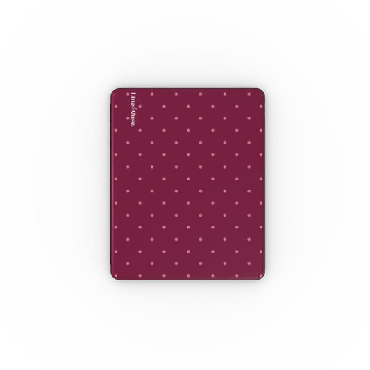 Dark & Light Pink Small Spots iPad Case