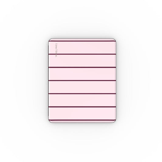 Light & Dark Pink Small Stripes iPad Case