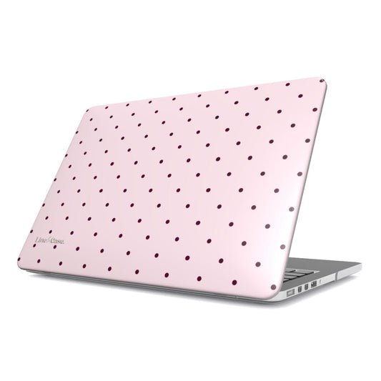 Dark & Light Pink Small Spots MacBook Case