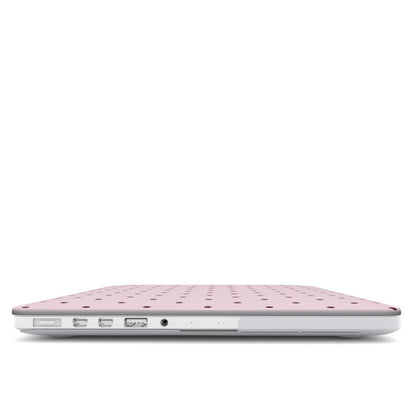 Dark & Light Pink Small Spots MacBook Case