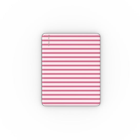 Light & Dark Pink Stripes iPad Case