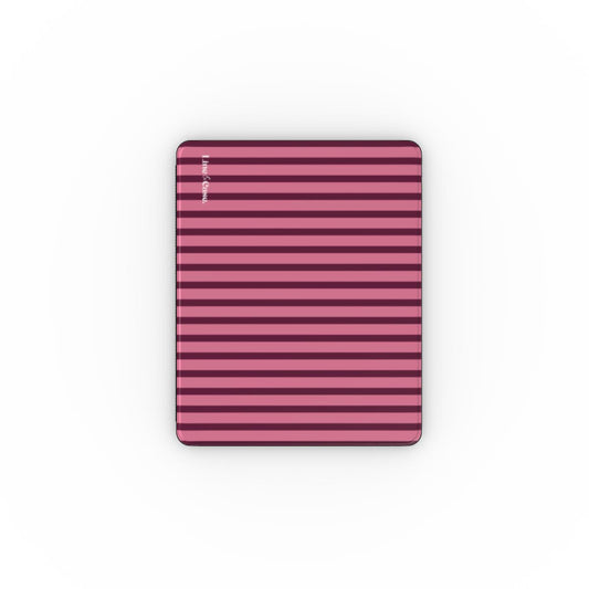 Dark Pink Stripes iPad Case