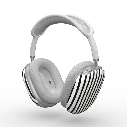 Black & White Stripes Apple AirPods Max Tough Case