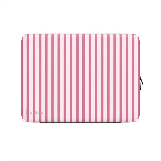 Pink Stripes Premium Laptop Sleeve